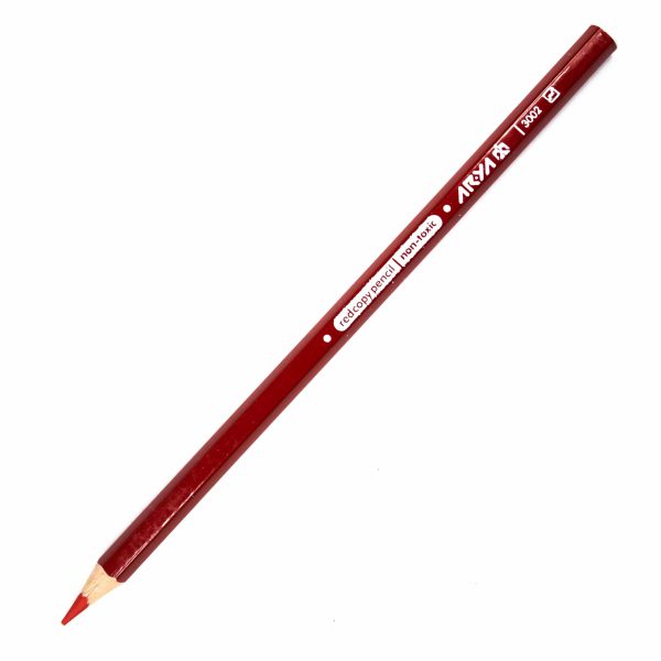 مداد قرمز آریا کد 3002 بسته 12 عددی