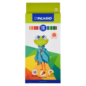 مداد رنگی 12 رنگ پیکاسو مدل Gol-12-C
