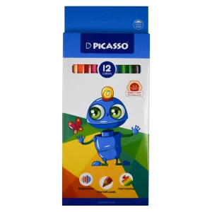 مداد رنگی 12 رنگ پیکاسو مدل Gol-12-C